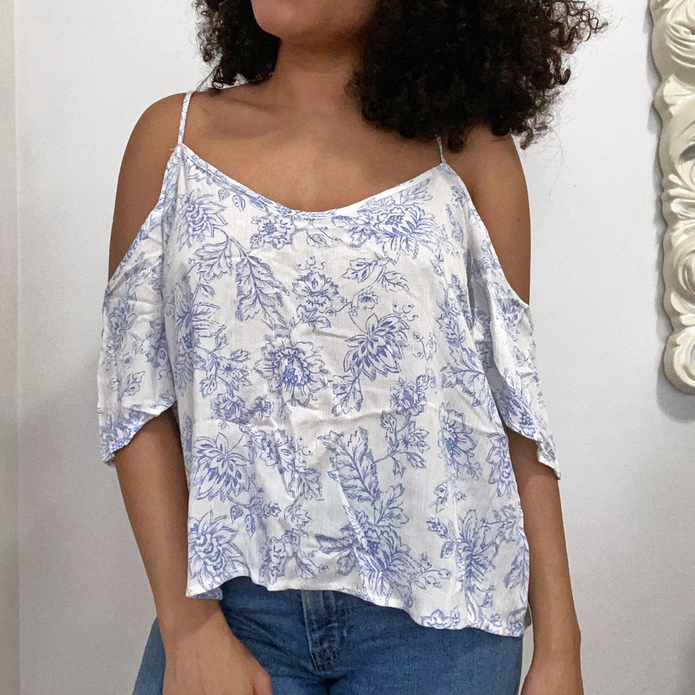 Floral Strapy Blouse - Picture 1 of 4